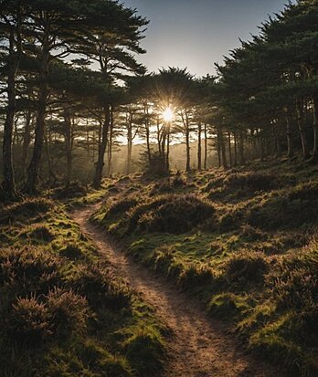 through the forest 
